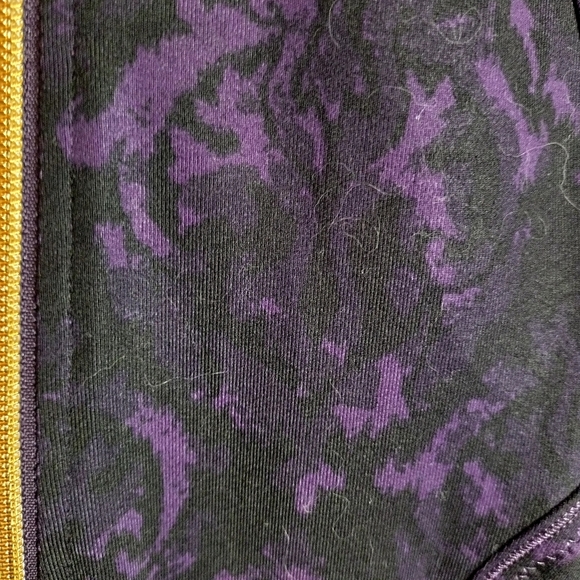 Lululemon Forme Jacket II Textured Beautiful Baroque Deep Zinfandel Sz 6 - Picture 6 of 8